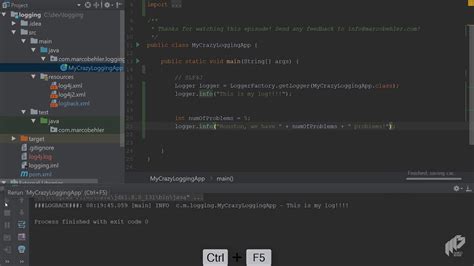 logger slf4j in java.